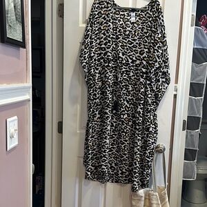 Swimsuits for all  Leopard Print Dress cover-up